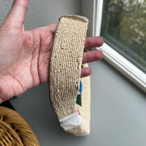 Sol and Mer Multicolor Flower Beaded Bag JCPenney - Picture 5 of 11